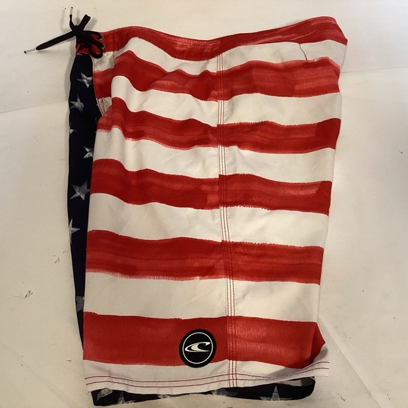American Flag O’Neil mens Swim Trunks size 32 - Picture 4 of 7
